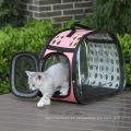 Suministros para mascotas New Transparent Space Capsule Mochila mochila Pet Portable Pet Catting Bag